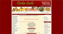 Desktop Screenshot of osakasushirestaurant.com